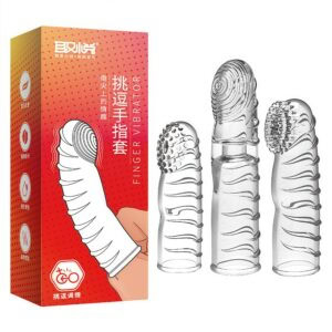SensuVibe Textured Finger Vibrator Collection (3-Piece)  | finger clit vibe | best finger vibe | finger vibe