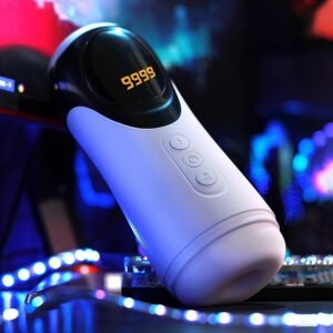 Vocal & Thrusting Pleasure Cup | thrusting rotating male masturbator