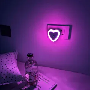 love heart night light