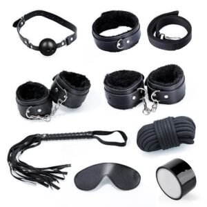 Comprehensive 8-Piece BDSM Bondage Kit