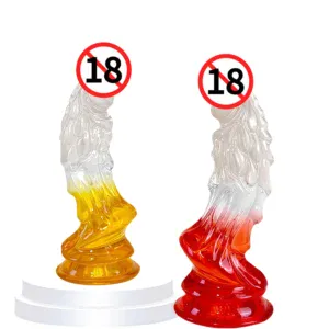 Crystal Ripple Suction Dildo - Adult Suction Cup Toy